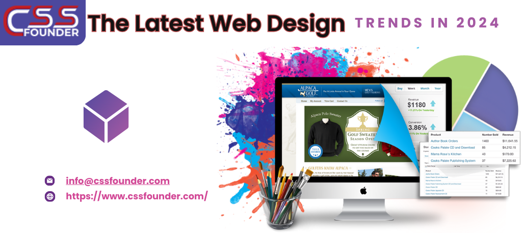 Latest Web design trends in 2024